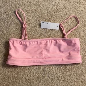 NWT WTI Pink Swim Top